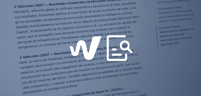 Nuestro análisis semanal del mercado - 03/08/2026